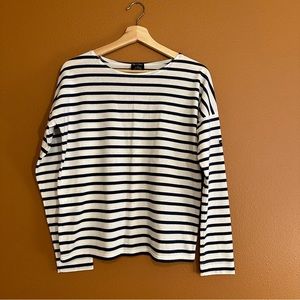 NEW Saint James x J.Crew Collab Mariner Striped Tee